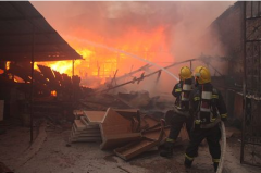 長春家具廠火災損失慘重，無人員傷亡